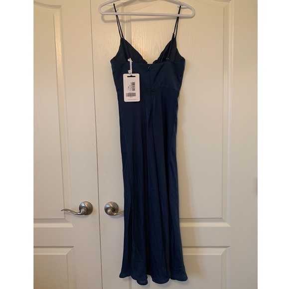 Hello Molly Private Kiss Midi Dress Navy XS - Picture 6 of 6